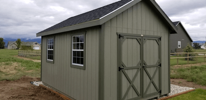 12x16 Cottage Shed Montana