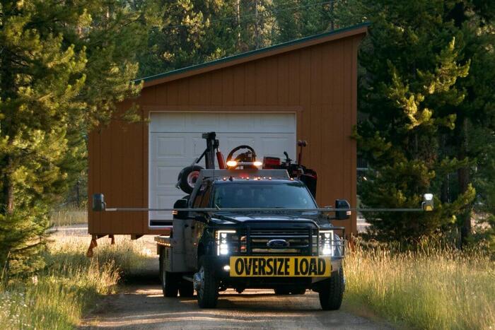 Leveling Shed On Site